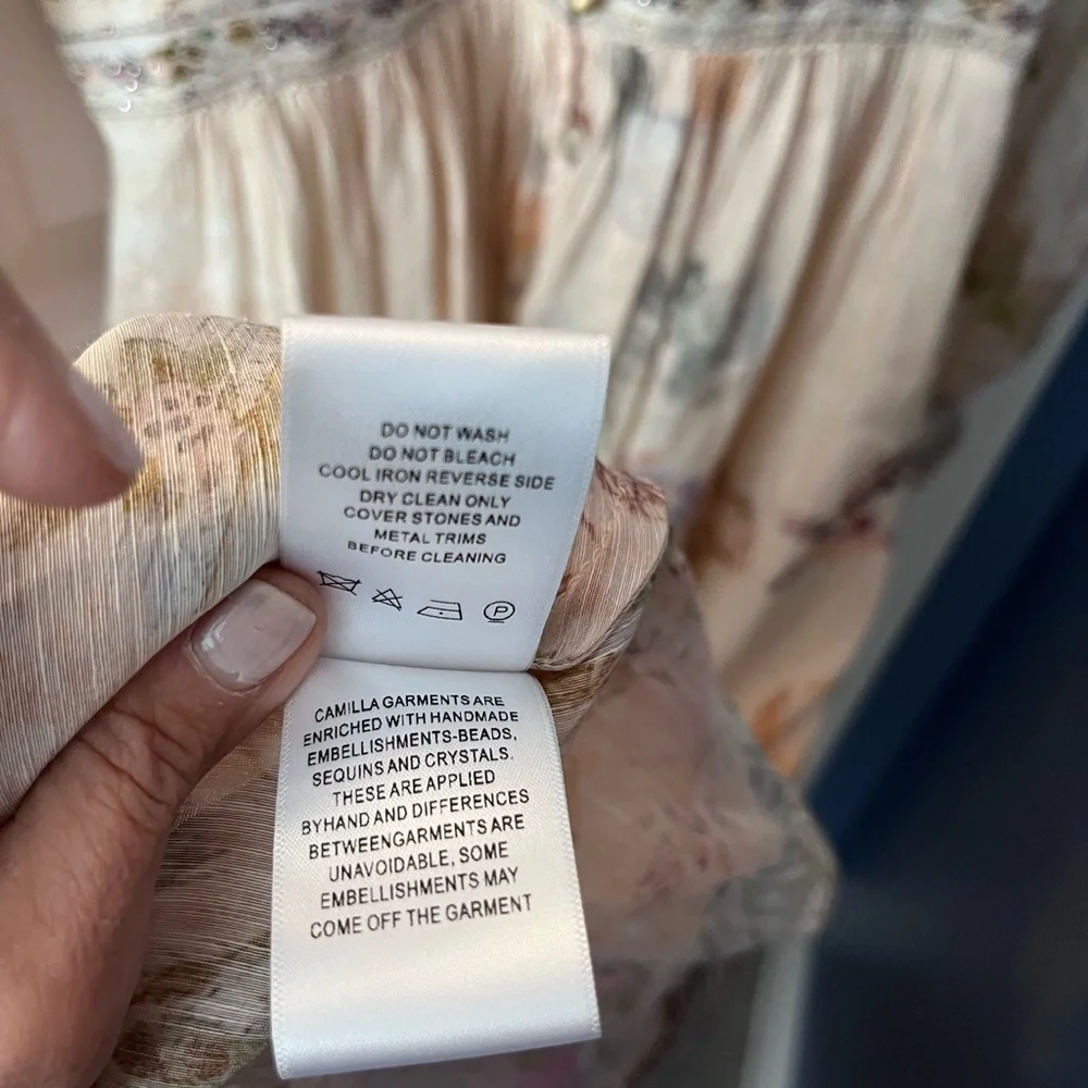 Camilla Adorned in Antiquity Button-Front Maxi Dress - XS - Picture 13 of 14